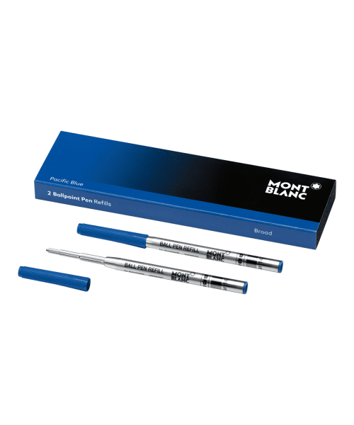 Montblanc - 2 Ballpoint Pen Refills (B) Pacific Blue