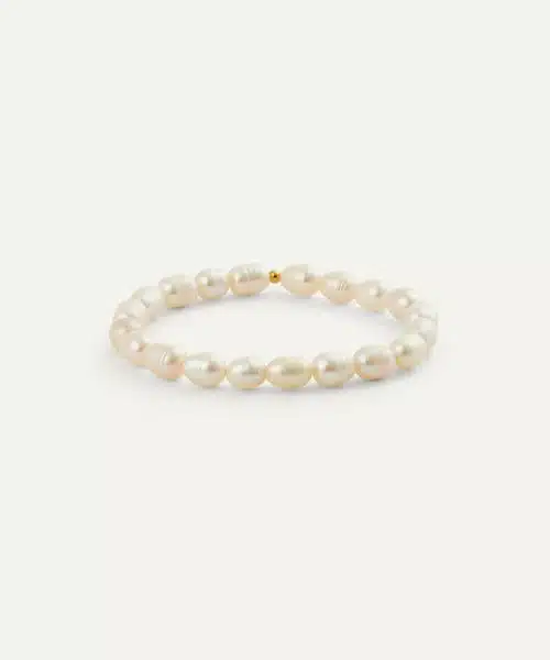 Mockberg Aura Pearl Gold Bracelet