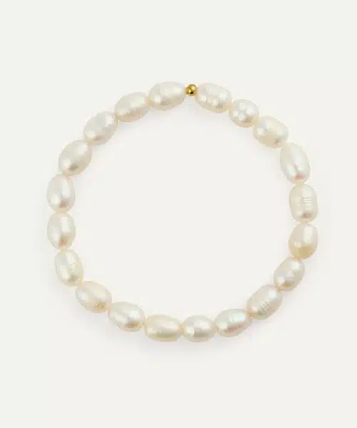 Mockberg Aura Pearl Gold Bracelet - Bilde 4