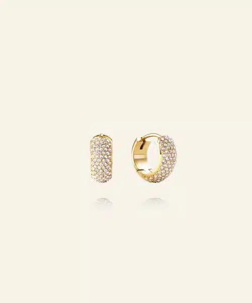 Mockberg Amour Gold Hoops Small