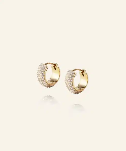 Mockberg Amour Gold Hoops Small - Bilde 2