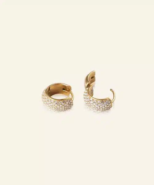 Mockberg Amour Gold Hoops Small - Bilde 3
