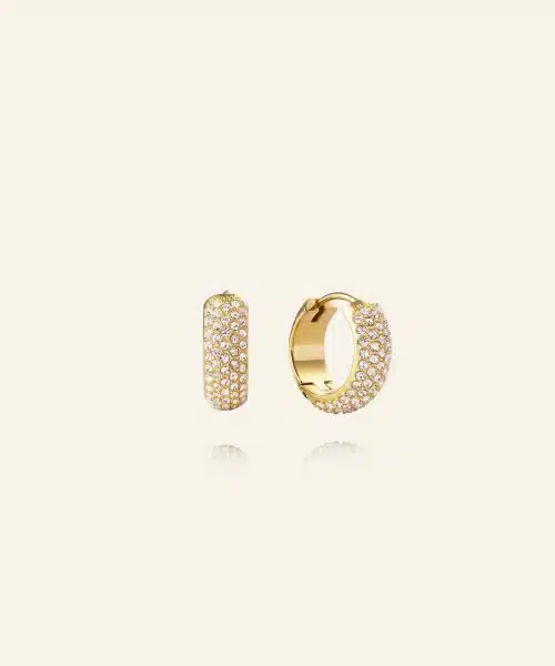 Mockberg Amour Gold Hoops Medium