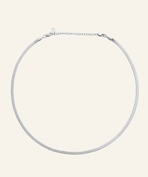 Mockberg Thin Snake Necklace Silver - Bilde 2