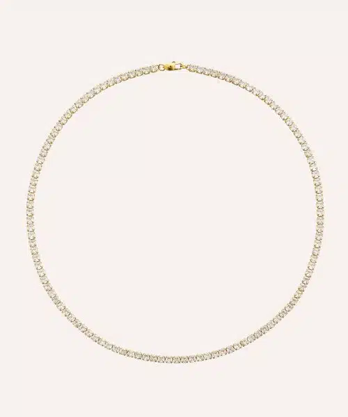 Mockberg Tennis Necklace Gold