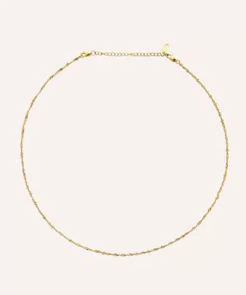 Mockberg Twirl Necklace Gold - Bilde 2