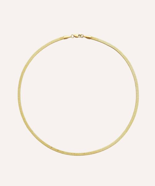 Mockberg Thin Snake Necklace Gold