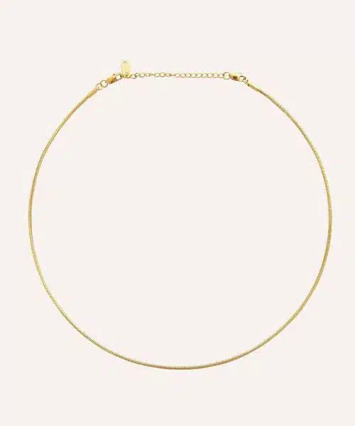 Mockberg Snake Chain Necklace Gold - Bilde 2