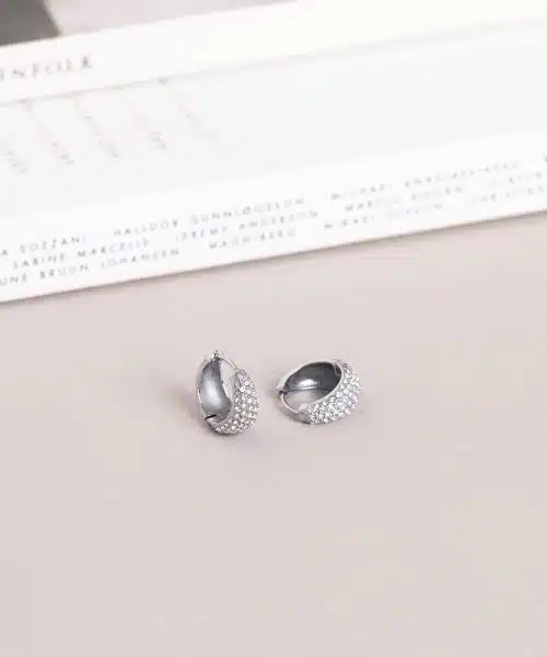 Mockberg Treasure Hoops Silver Medium - Bilde 5