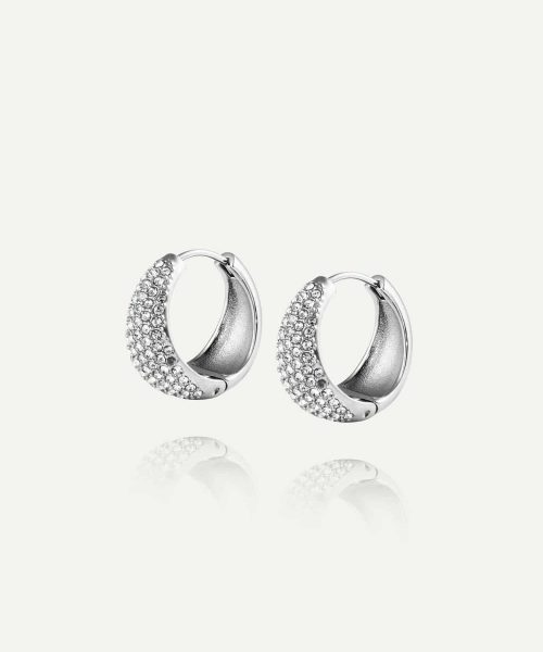 Mockberg Treasure Hoops Silver Large - Bilde 2