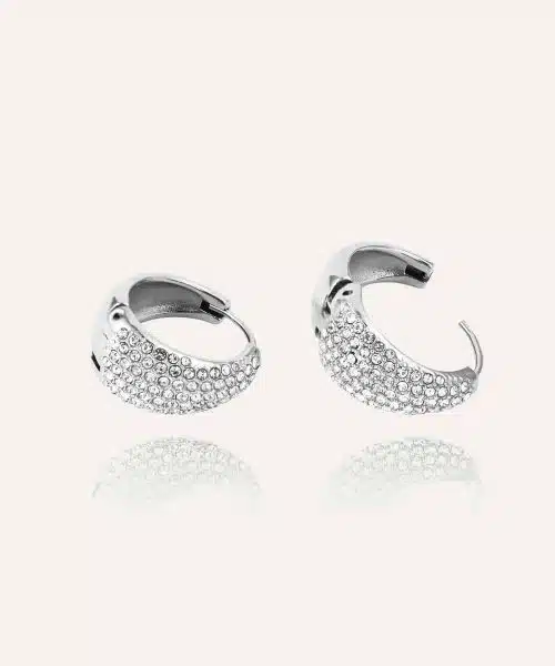Mockberg Treasure Hoops Silver Large - Bilde 3
