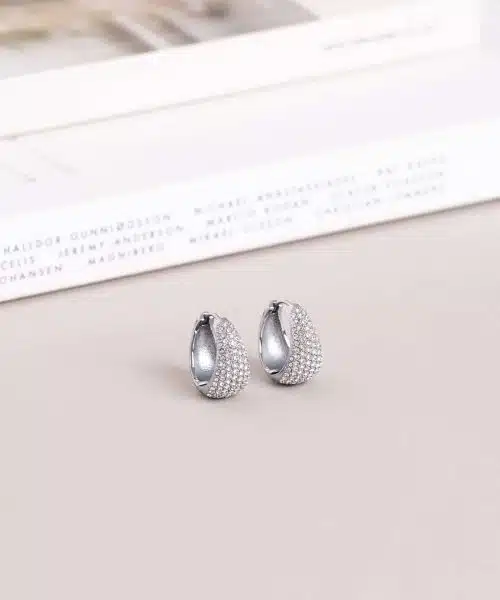 Mockberg Treasure Hoops Silver Large - Bilde 4