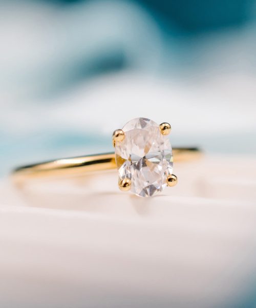 Empress ring i gull LAB diamant 1,25 ct. - Bilde 4