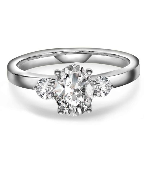 Duchess ring gull LAB diamanter 1,55 ct. - Bilde 2