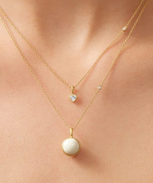 Julie Sandlau Prime Pendant Ivory Crystal - Bilde 4