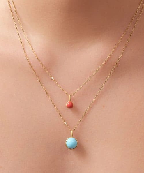 Julie Sandlau Prime Pendant Turquoise Crystal - Bilde 4