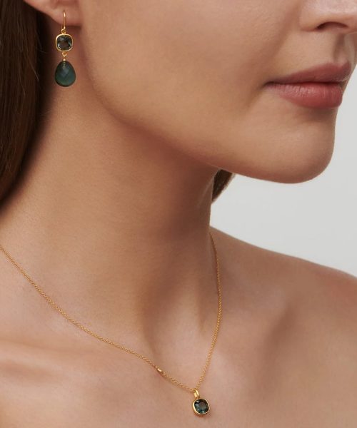 Julie Sandlau Olivia Pendant Midnight Blue Crystal - Bilde 2