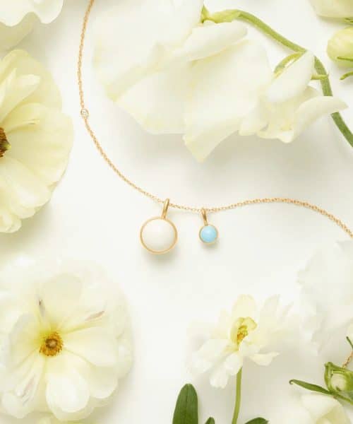 Julie Sandlau Little Prime Pendant Turquoise Crystal - Bilde 4