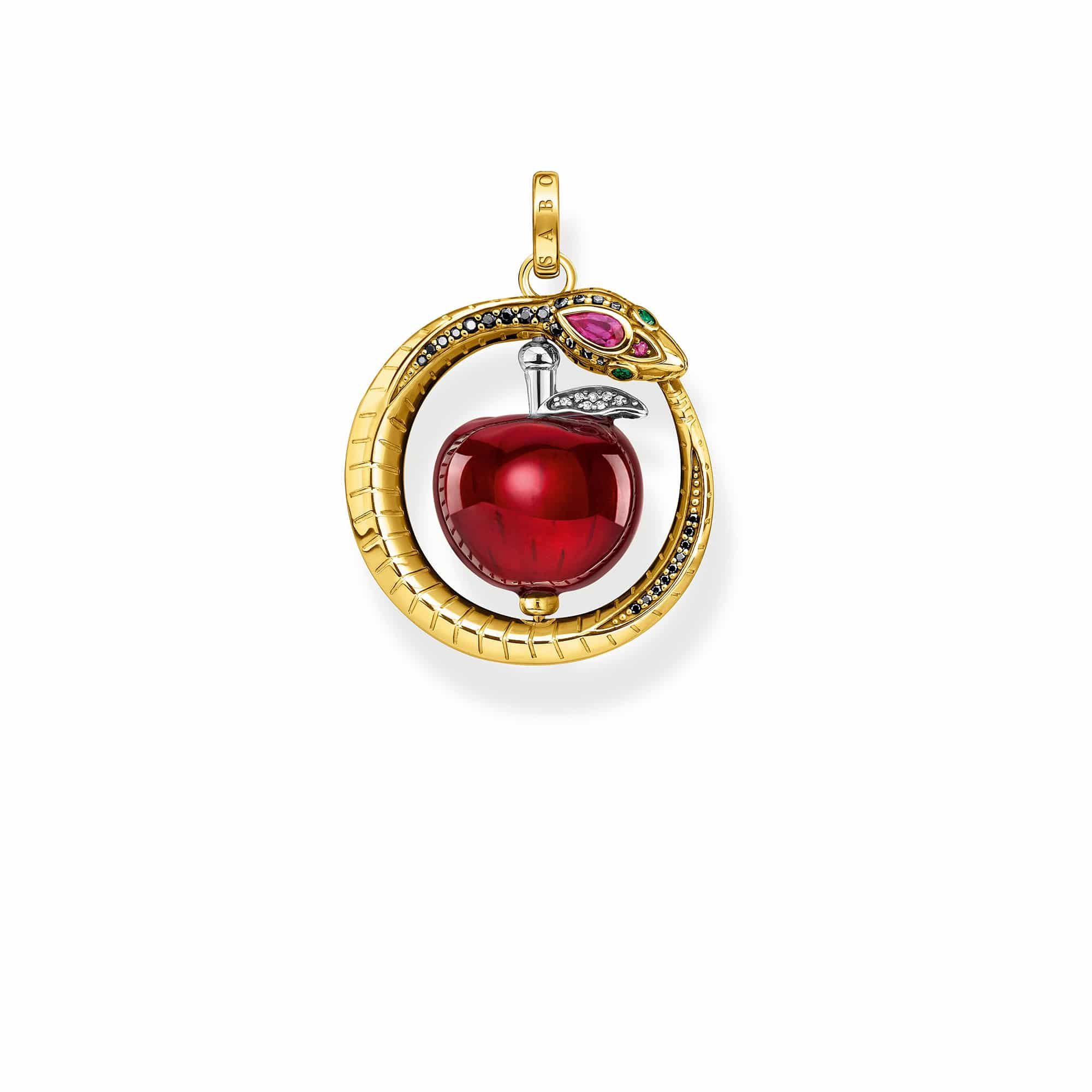 Thomas Sabo Pendant apple with snake gold