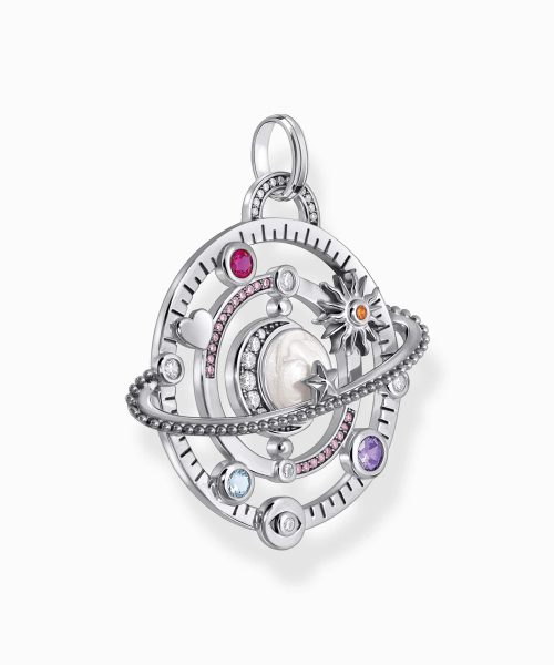 Thomas Sabo Silver pendant in cosmic design with colourful stones - Bilde 3