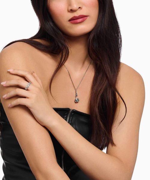 Thomas Sabo Silver pendant Midnight Rose - Bilde 3
