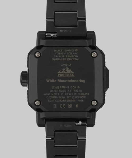Casio Pro Trek White Mountaineering® 46mm - PRW-B1000WM-1ER - Bilde 3