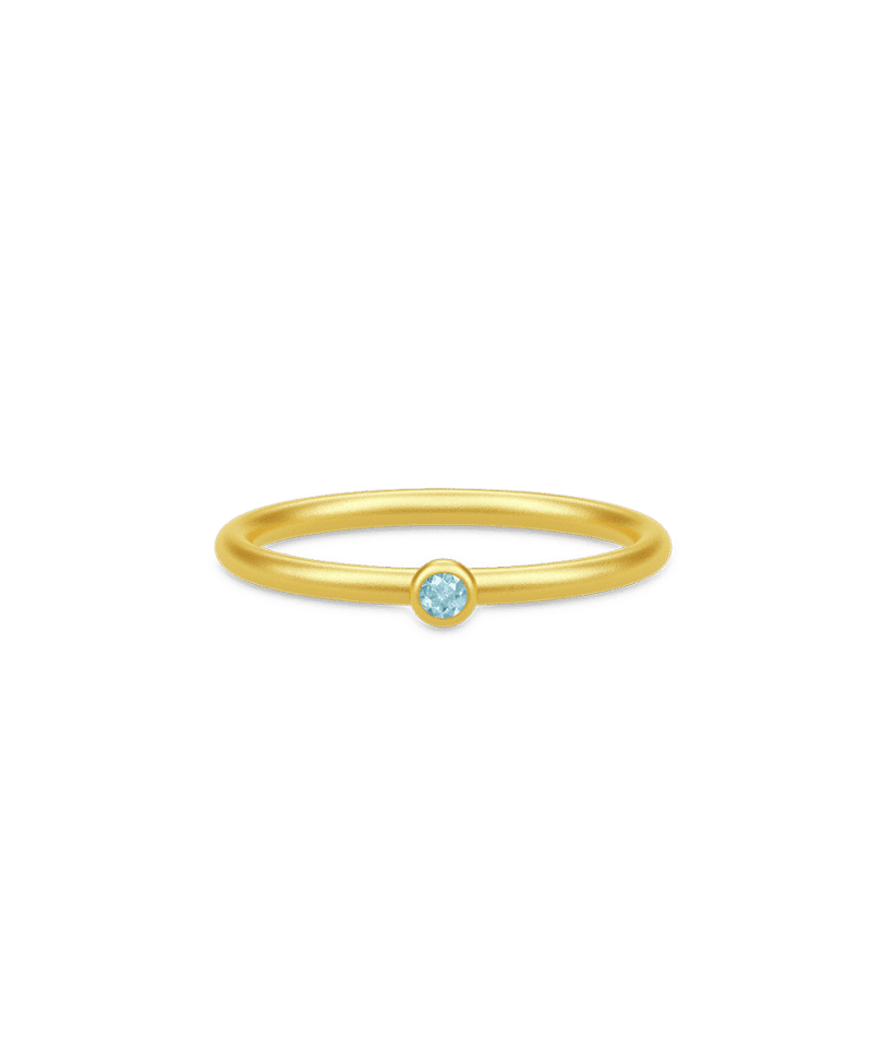 Julie Sandlau - Finesse Ring - Blue Topaz