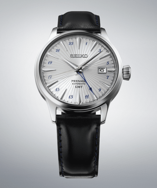 Seiko Presage Coctail Time GMT "Silver Bullet" 40.5mm - SSK049J1 - Bilde 2