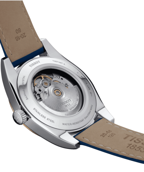 Tissot Gentleman Powermatic 80 Silicium Solid 18K Gold bezel - T927.407.46.041.00 - Bilde 3