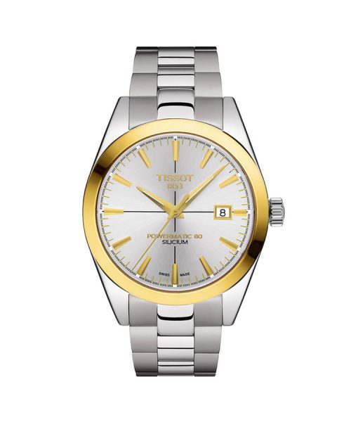 Tissot Gentleman Powermatic 80 Silicium 18K Gold Bezel - T927.407.41.031.01