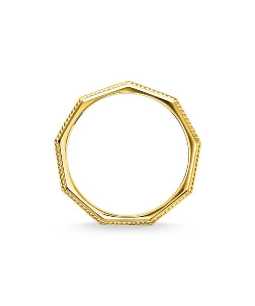 Thomas Sabo Ring Angular Gold - Bilde 4