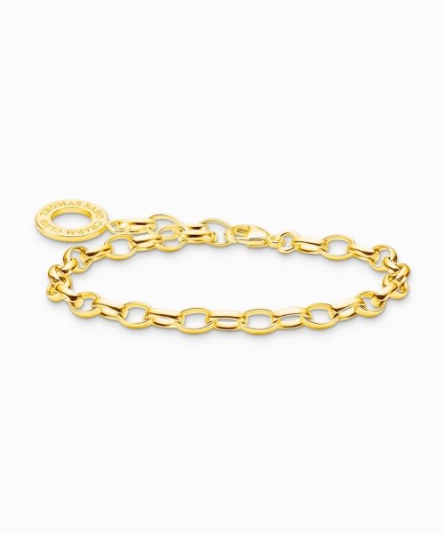 Thomas Sabo Charm bracelet classic gold plated
