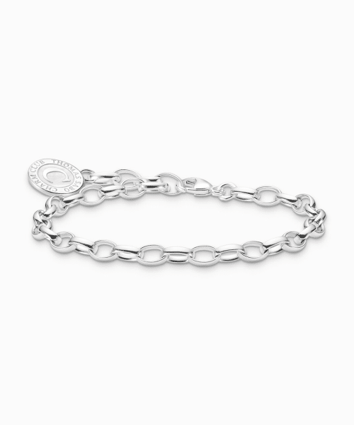 Thomas Sabo Member Charm bracelet with white Charmista Coin silver