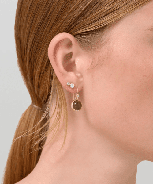 Julie Sandlau Prime Earrings Smokey Quartz - Bilde 2
