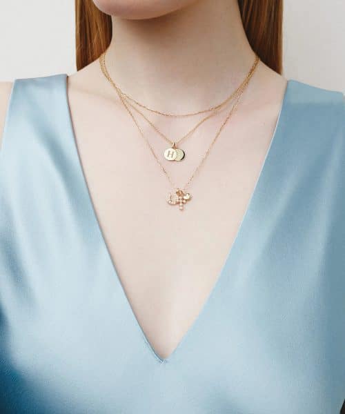 Julie Sandlau Love Letter Pendant M I/SI brilliant cut diamonds - Bilde 2