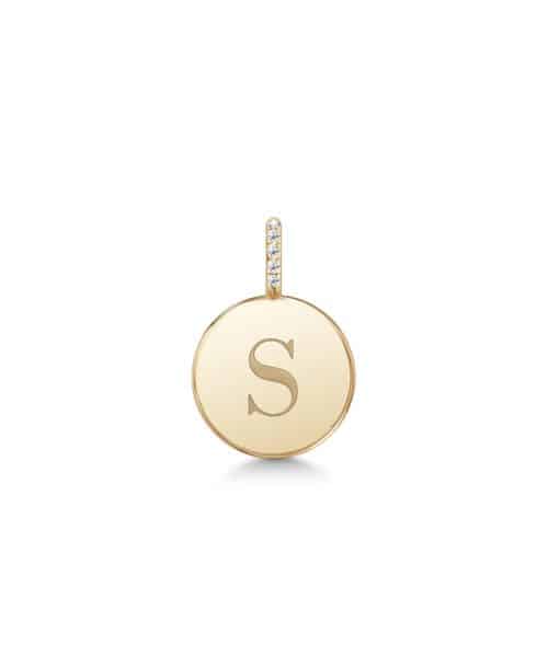 Julie Sandlau Love Letter Pendant S I/SI brilliant cut diamonds