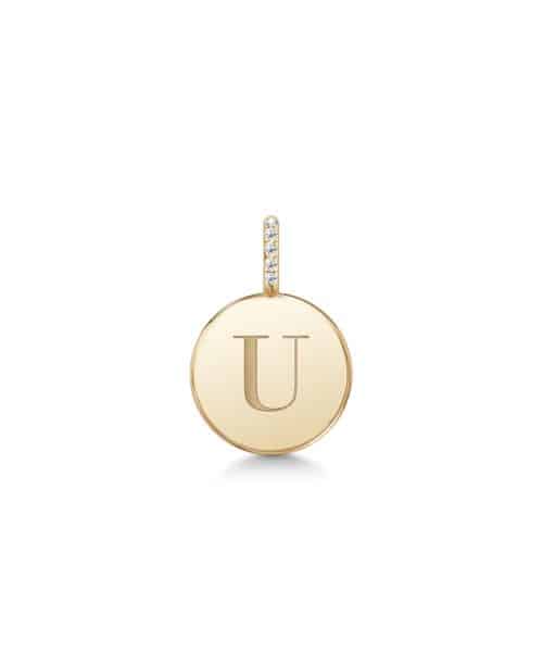 Julie Sandlau Love Letter Pendant U I/SI brilliant cut diamonds